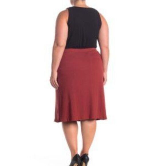 14th & Union Textured Knit Midi Skirt size 2X New - Picture 2 of 8